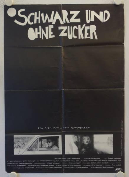 Black and without Sugar original release german movie poster